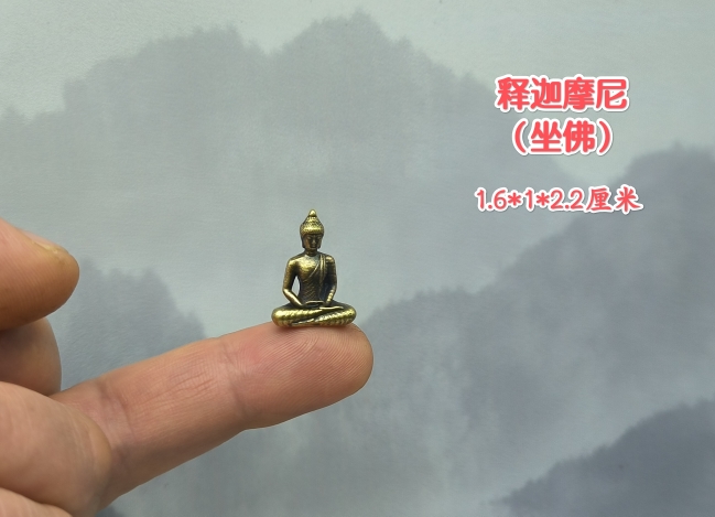 マイクロロッカリーストーンオーナメント、マイクロランドスケープクラフトオーナメント、ファイティングブッダ（24年合金新シリーズ）