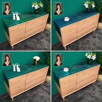Shoe cabinet cover cloth waterproof thick cotton linen rectangular dustproof table cloth TV cabinet cover table table flag protective cover