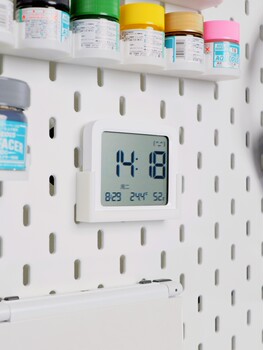 Suitable for ikea skadis ikea hole board accessories xiaomi mijia temperature and humidity meter 3 bracket