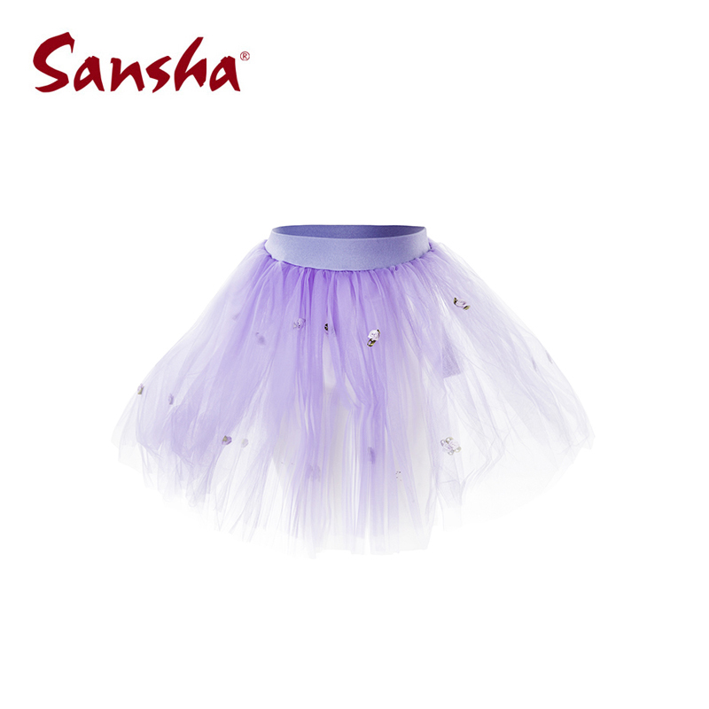 Sansha France children's tutu dress ballet dress kung fu matching vest bodysuit