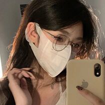 (Zhao Ruth Tongan) Korean version 3D Solid white mask fashion male and female disposable mask dust-proof face small