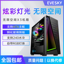 Infinite Space X3 Computer Chassis Roof GB Side Transparent Backline Wide Body ATX Chassis
