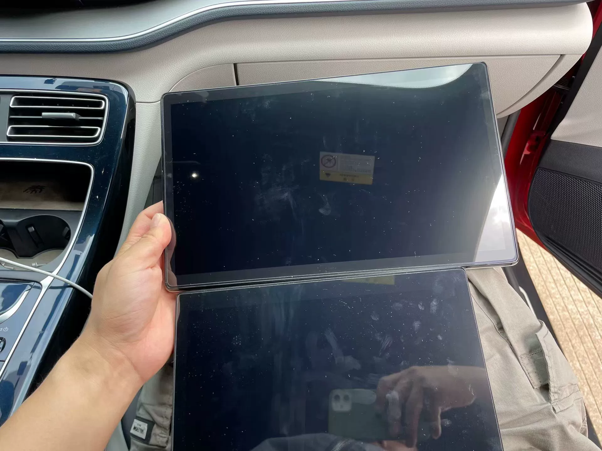 Оригинальная центральная панель BYD 12.8 дюймов с большим экраном Song pro Qin plusdmi Qin plus EV обновление оригинал 12.8