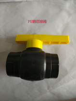 PE20 ~ 110 socket hot melt steel core ball valve full plastic ball valve