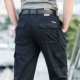 Mỹ jeep jeep cha nam hàng đầu áo liền quần lỏng lẻo mùa hè mỏng phần thường xuyên quần dài cotton - Crop Jeans quần tây