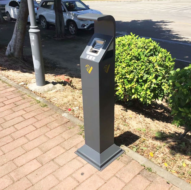 Smoking area Private with anti-smoking cylinders Rubbish Bins Tobacco cigarette Cigarette Ends STAINLESS STEEL OUTDOOR VERTICAL TOBACCO ASH COLUMN