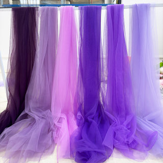 Purple lilac soft gauze background arrangement