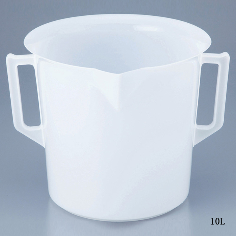 10L烧杯塑料聚乙烯量杯100/300/500mlASONE亚速旺1L2L3L5LHDPE