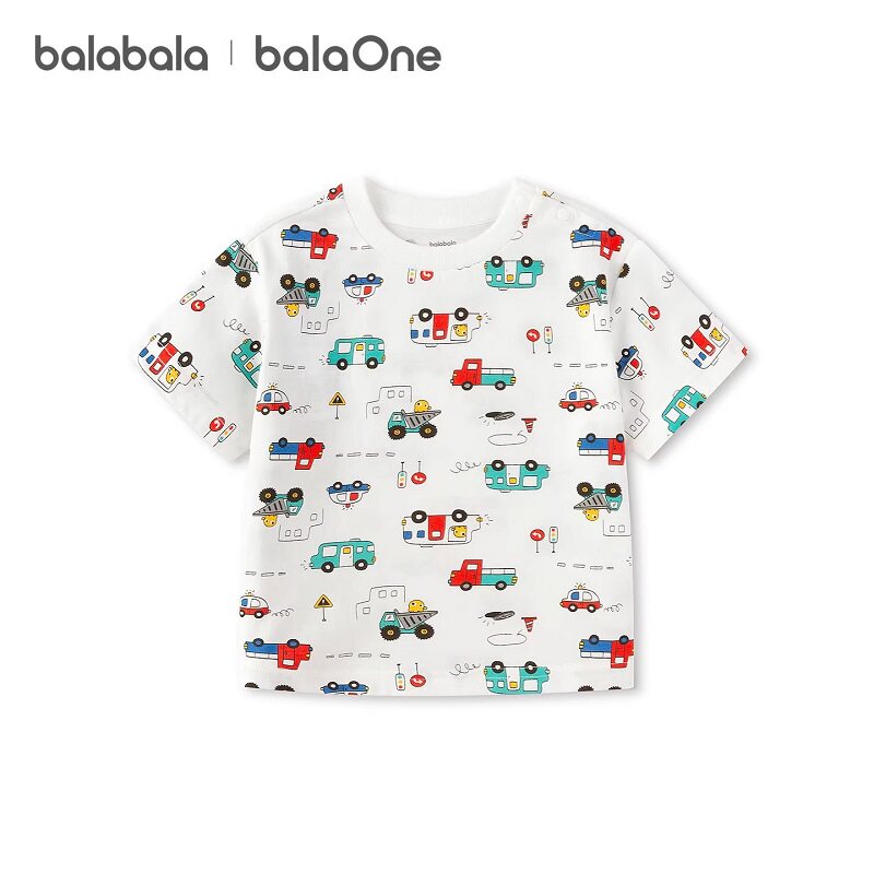 巴拉巴拉童装宝宝t恤婴儿短袖上衣2026新款男女童衣服夏装可爱萌