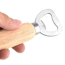 Wood Handheld Bartender Bottle Opener Wine Beer Sod