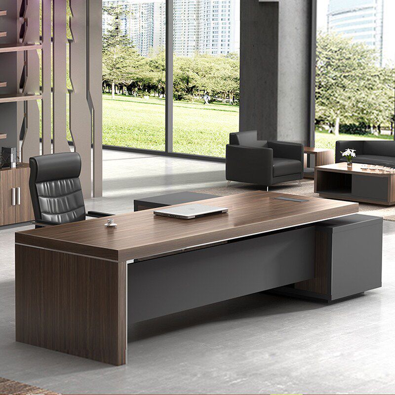 Customize the Shanghai office furniture modern minimalist boss Table President Desk Tai Bandai Manager Chairs Combined Desk