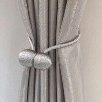 Curtain strap pair of dress Magnetic buckle Zincloth rope tying rope tying rope magnet curtain buckle hooks Decorative Accessories