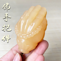 Huang Longyu Buddha handlebar pieces mens carry-on ornaments to the Buddhas natural jade pendulum to put the play pieces