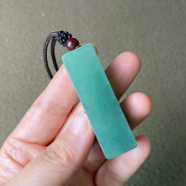 Dongling jade seal pendant can be customized jade pendant seal engraving name book house swing piece wenfang Wen playing i handlebar piece