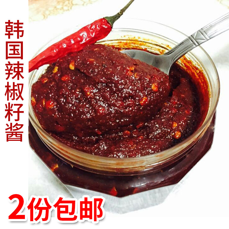 Chili seed sauce Sweet hot sauce Not sweet hot sauce Korean big sauce miso soup 1 catty Korean mother hand secret