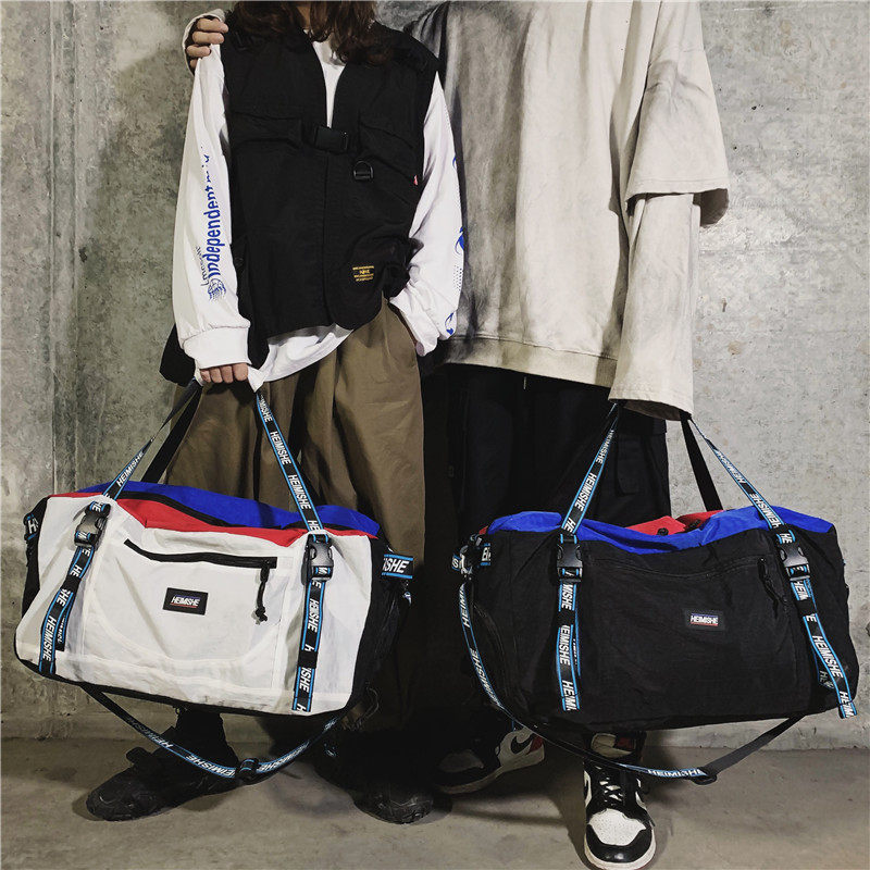 Net red color jelly travel bag female handbag bag male capacity tourist bag sports bag fitness pack