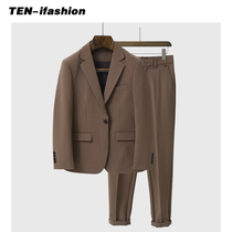 South Korea East Gate dress mens suit business leisure groom Korean version of slim suit black handsome small suit tide