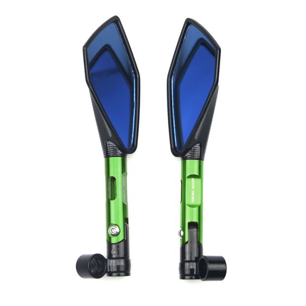 Thích hợp cho Coach GW250 DL250 DL650 DL1000 Sửa đổi phụ kiện gương chiếu hậu CNC - Xe máy lại gương gương xe máy nhỏ vuông