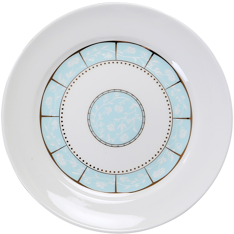 Ipads plate suit household dish dish dish of jingdezhen ceramics European contracted 6 inches of ipads porcelain plates only