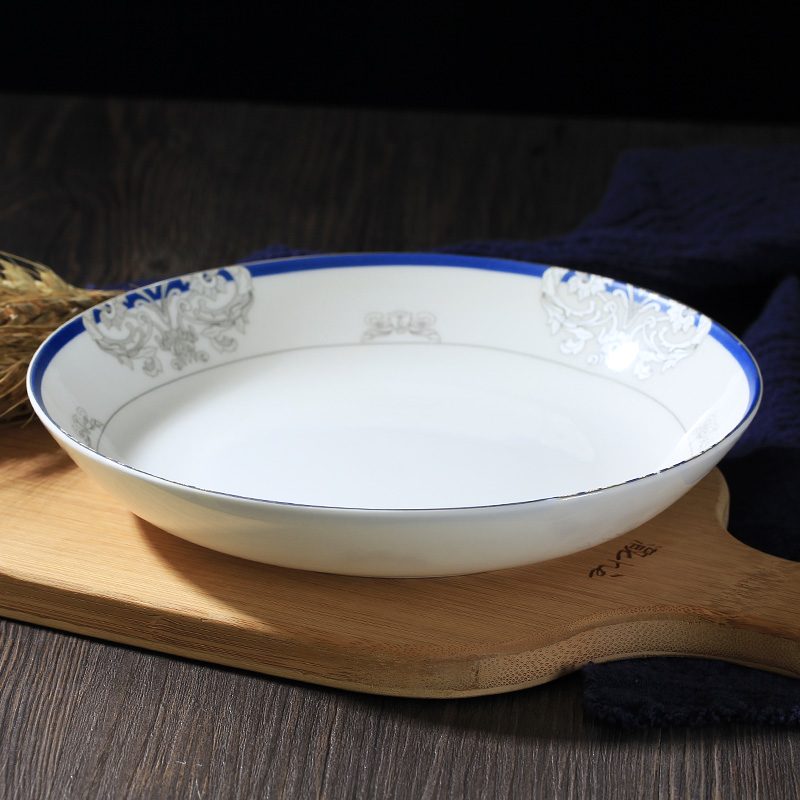 Dishes household utensils jingdezhen ceramic bowl Chinese style rainbow such as bowl dish soup bowl dish pan spoon supporting free collocation