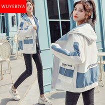 Jacket girl spring and autumn clothes 2021 New Junior High School High School students Korean version of loose wild sports clothes