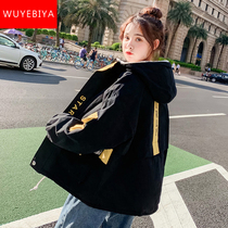 Lamb coat womens autumn and winter clothing 2021 New Tide Junior High School High School students Korean loose cashmere padded padded clothing