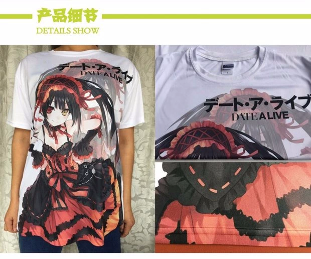 2017 Tomb Notes Quần áo Anime Quần áo ngắn tay nam và nữ Zhang Qiling Muffled Oil Chai Little Brother Chai Evil T-shirt