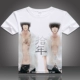 2017 Tomb Notes Quần áo Anime Quần áo ngắn tay nam và nữ Zhang Qiling Muffled Oil Chai Little Brother Chai Evil T-shirt áo thun thể thao nam