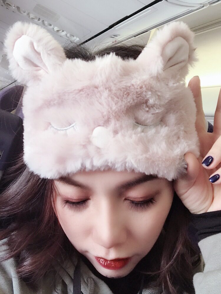 New blindfold hairy cartoon cute pet girl line net red household daily sleep blindfold