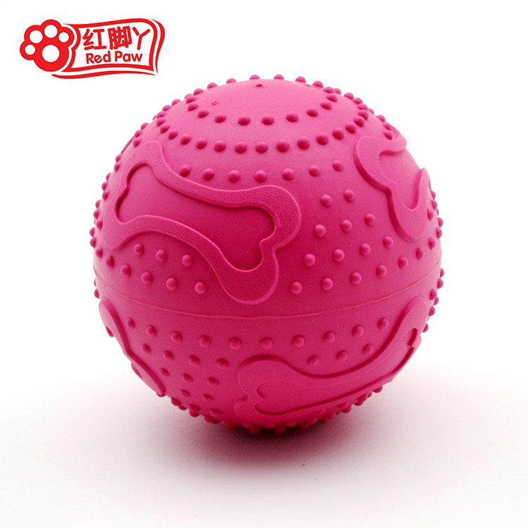 Red Footed Girl Voice Ball Rubber Bone Tattoox Jumping Ball Pet Supplies Dog Toy Golden Wow Toy VIP Toy