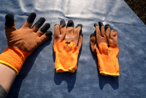 Бесплатная доставка 10 двойной и зимней и четырехлетней защиты от трех -резиновые перчатки Внутренние круги для волос, чтобы сохранить теплые и утолщенные волосы.