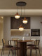Song Dynasty Aesthetic Pumpkin Staircase Chandelier Retro Duplex Villa Living Room Teahouse Open Loft Apartment Lighting Fixtures