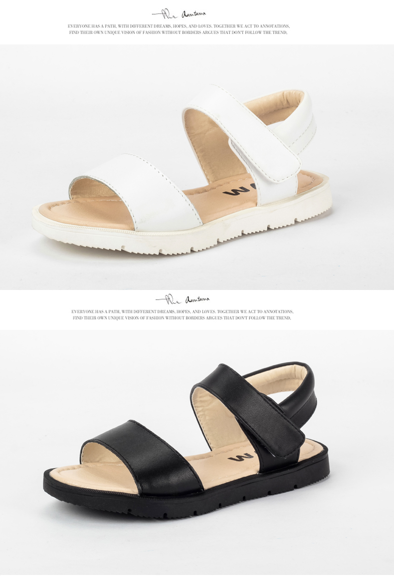Sandales enfants en cuir orteil pour été - Ref 1053305 Image 17