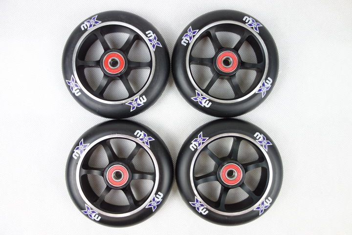 French Mont Horse Aluminum Alloy Wheels 110 Speed Pulley Aluminum Hub Aluminum Wheels Skateboard Wheels With Bearings