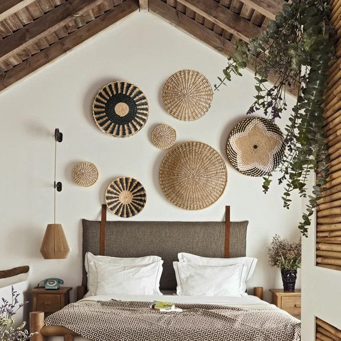 Wabi-Sabi Style Wall Decoration, Moroccan Bohemian Wall Hanging, Designer Model Room and Homestay Decoration