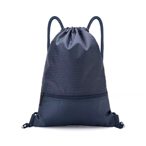 Sports waterproof oxford cloth drawstring pocket thickened fabric backpack large capacity drawstring mens and womens backpack basketball bag