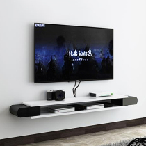 TV cabinet hanging wall ultra-thin wall simple small apartment narrow hanging hanging hanging wall hanging background wall rack