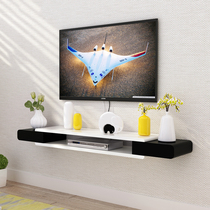 TV cabinet wall hanging wall hanging wall small apartment creative modern simple narrow narrow ultra-thin hanging flat plate