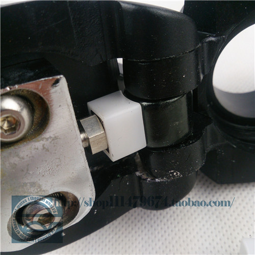 DAHON large row with tongue tube folding buckle sliding rubber block plastic mending piece white block folding car accessories