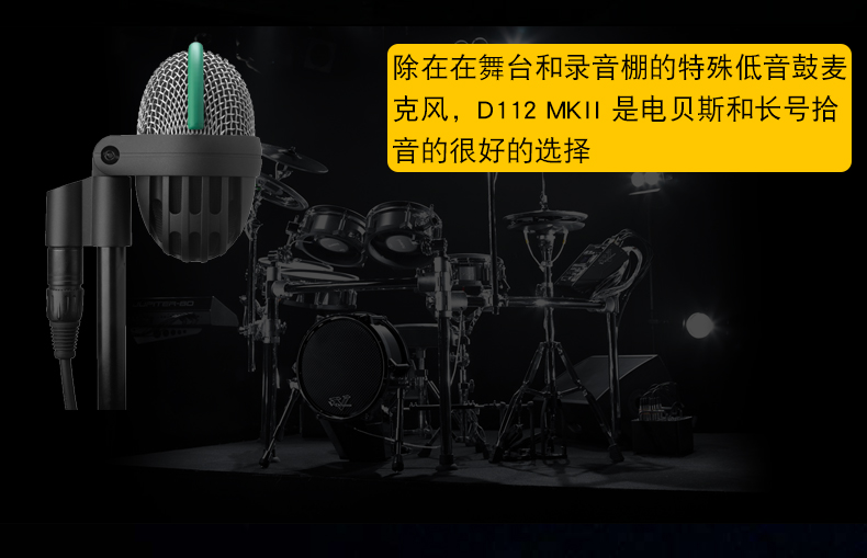 AKG / 科技 D112 MKII bass trống bass guitar dưới đáy trống chuyên nghiệp ghi âm nhạc cụ năng động - Nhạc cụ MIDI / Nhạc kỹ thuật số mic thu âm cài áo