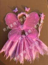 Christmas clothing props butterfly wings children princess decorates angel fairy magic bar Christmas