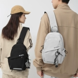 Нейлоновая мужская вместительная и большая водонепроницаемая спортивная сумка на одно плечо, японская нагрудная сумка для отдыха