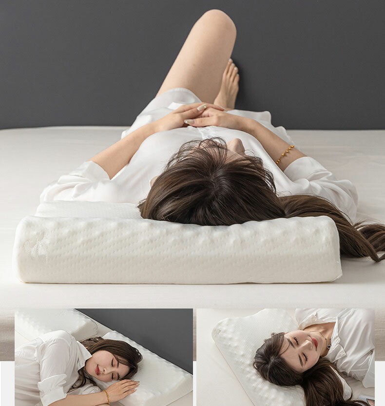 Подушка 希尔顿酒店款乳胶枕微商爆款保健枕泰国进口原液助眠护颈椎记忆枕 Other