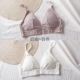 Mới modal bra bra không có vành đồ lót nữ tam giác Pháp ngực nhỏ ngực mùa xuân và mùa hè - Strapless Bras