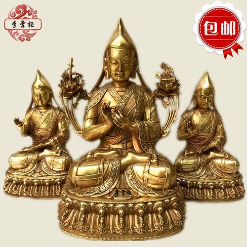 Li Shopkeper's New Bronze Master Master Master Buddhist Stusines Ученики и ученики трех бутиков