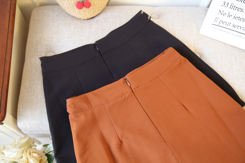 VK旗艦店 韓國風淑女氣質紡襯衫高腰短裙套裝長袖裙裝