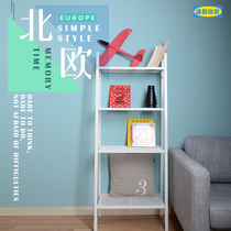 IKEA Leberg shelf cabinet storage rack Flower rack Kitchen storage rack Steel bookshelf storage rack