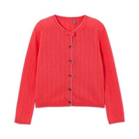 1909-102 детская детская детская детская одежда JB Bow Watermelon Red Hollow Cardigan Свитер BB