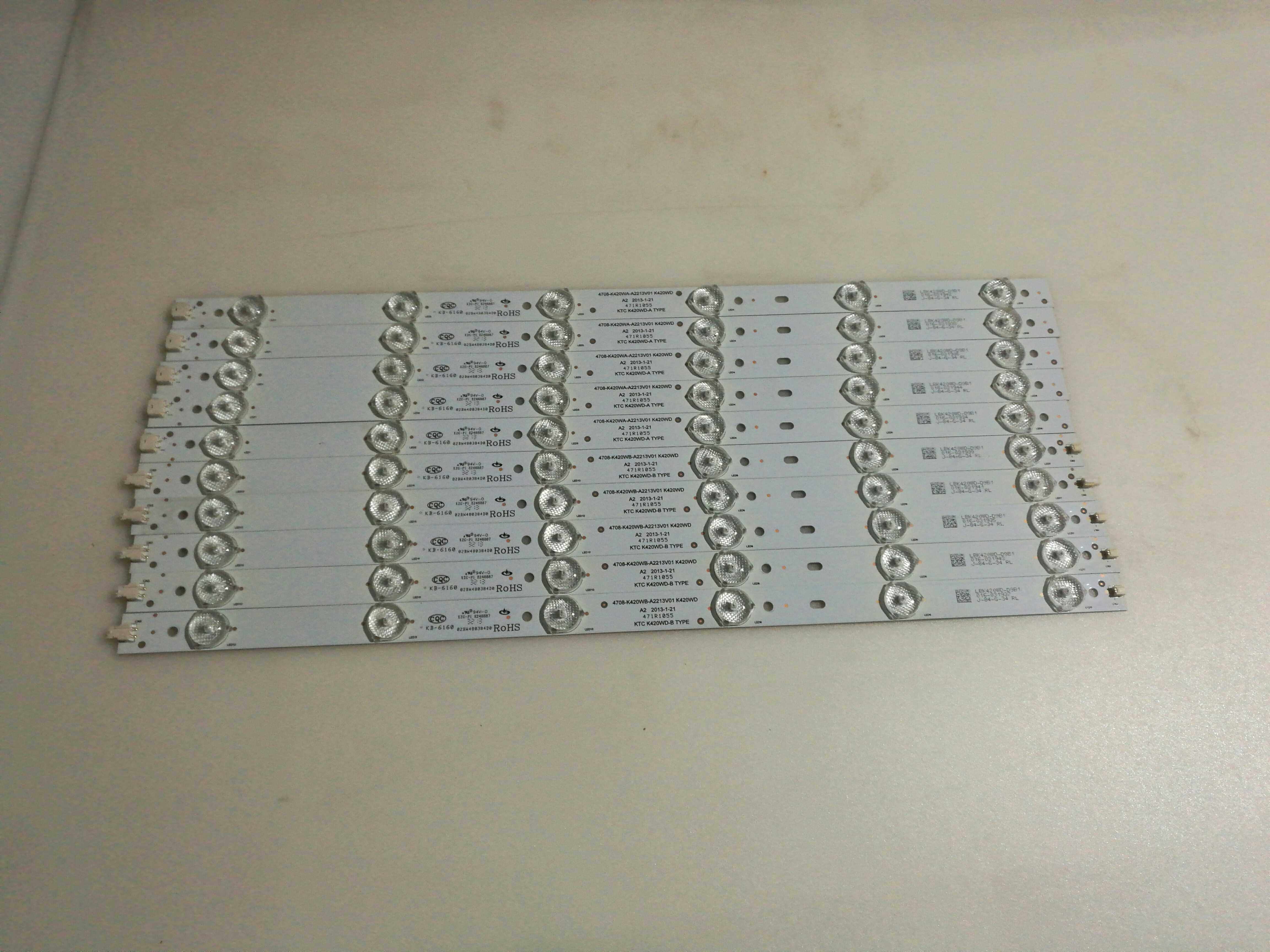 Lehua TV LED42C821DZ original dress light bar 4708-K420WA-A2213V01 (6 lights 10 set