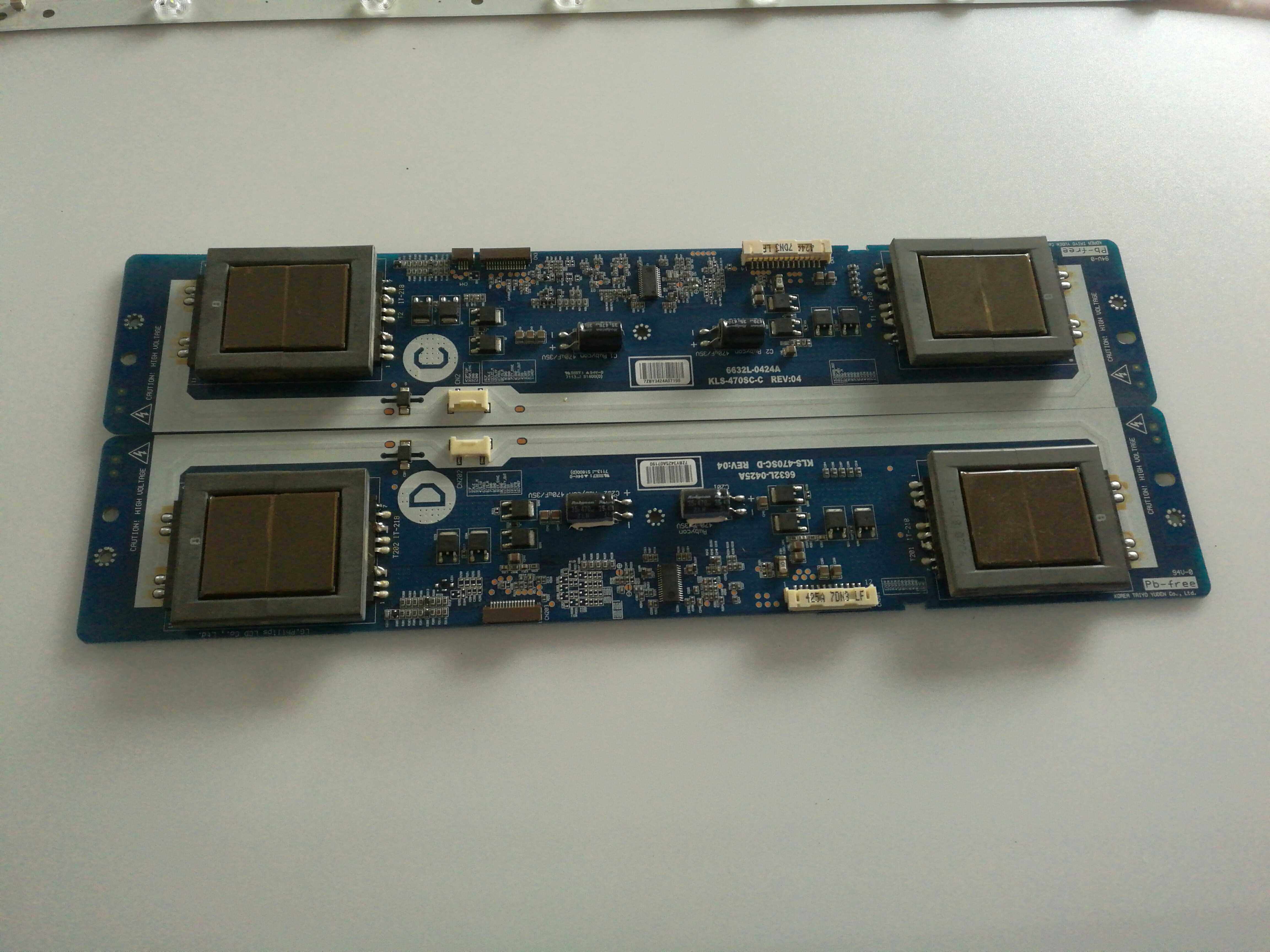 TCL LCD TV L46M61B original loaded high pressure plate 6632L-0424A 6632L-0425A